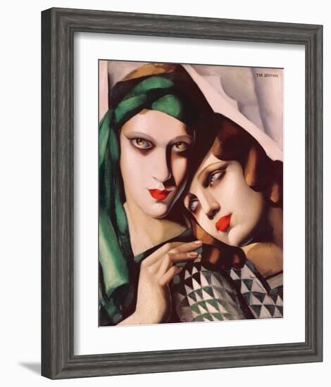 Le Vert Jade-Tamara de Lempicka-Framed Premium Giclee Print