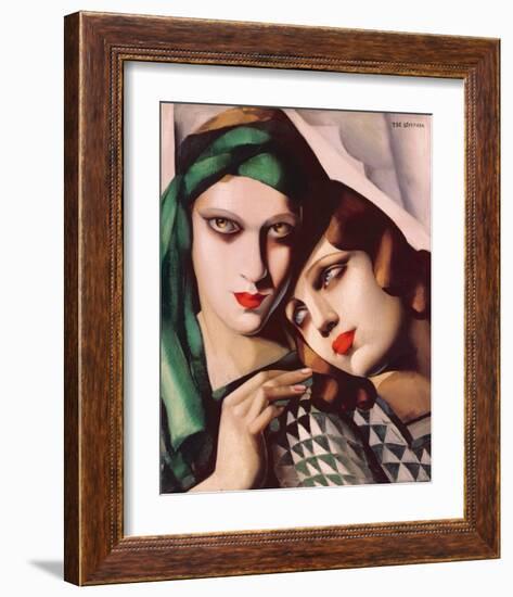 Le Vert Jade-Tamara de Lempicka-Framed Premium Giclee Print