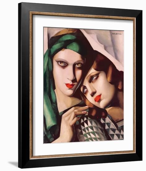 Le Vert Jade-Tamara de Lempicka-Framed Premium Giclee Print