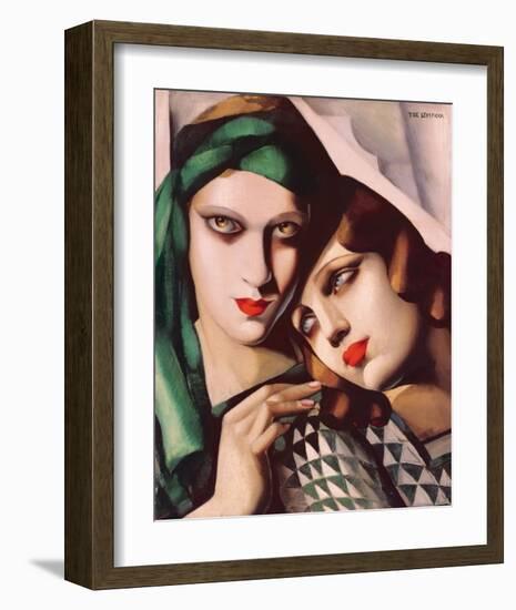 Le Vert Jade-Tamara de Lempicka-Framed Premium Giclee Print