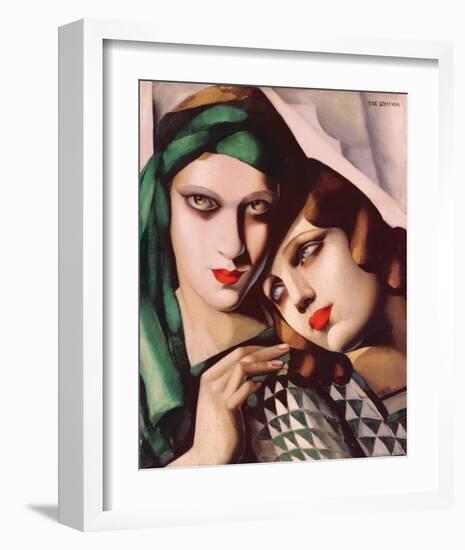 Le Vert Jade-Tamara de Lempicka-Framed Premium Giclee Print