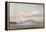 Le Vésuve et le golfe de Naples vus de la mer-Pierre Henri de Valenciennes-Framed Premier Image Canvas