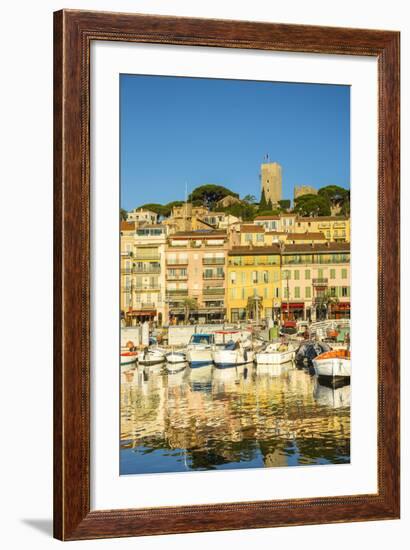 Le Vieux Port, Cannes, Alpes-Maritimes, Provence-Alpes-Cote D'Azur, French Riviera, France-Jon Arnold-Framed Photographic Print