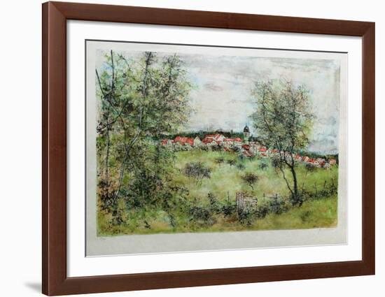 Le Village Au Printemps-Bernard Gantner-Framed Limited Edition