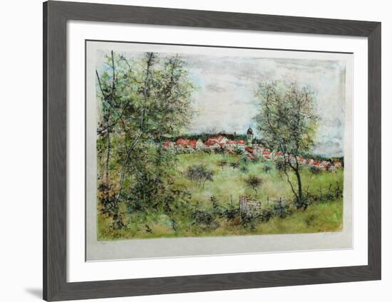 Le Village Au Printemps-Bernard Gantner-Framed Limited Edition