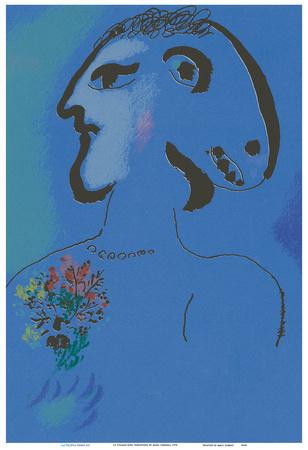 Le Village Bleu Variation Art Print Marc Chagall Art Com