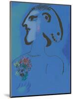 Le Village Bleu (Variation)-Marc Chagall-Mounted Art Print