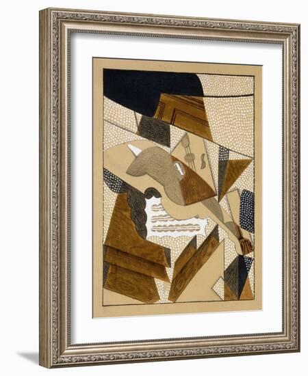 Le Violon, C.1915-1916-Juan Gris-Framed Giclee Print