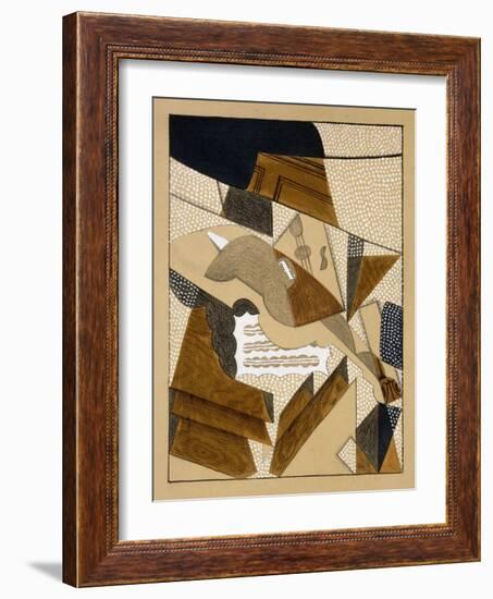 Le Violon, C.1915-1916-Juan Gris-Framed Giclee Print