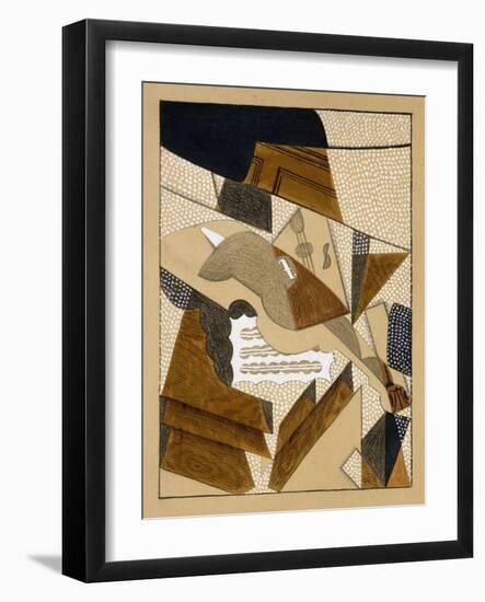 Le Violon, C.1915-1916-Juan Gris-Framed Giclee Print