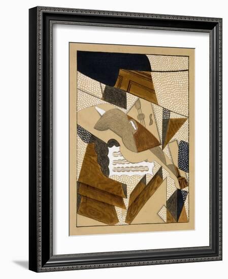 Le Violon, C.1915-1916-Juan Gris-Framed Giclee Print