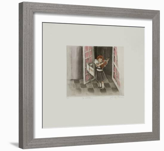 Le Violon-Annapia Antonini-Framed Limited Edition