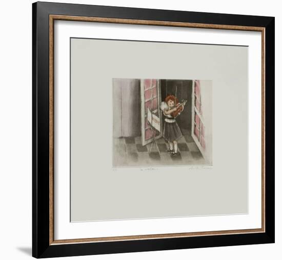 Le Violon-Annapia Antonini-Framed Limited Edition