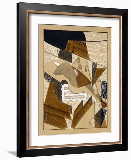 Le Violon-Juan Gris-Framed Giclee Print