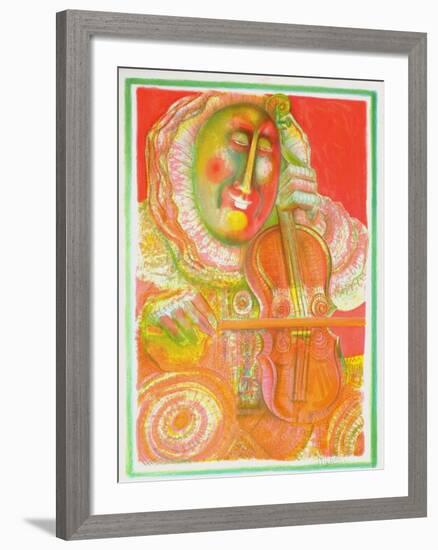 Le violoniste-Blasco Mentor-Framed Collectable Print