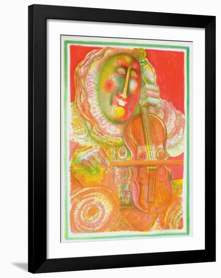 Le violoniste-Blasco Mentor-Framed Collectable Print