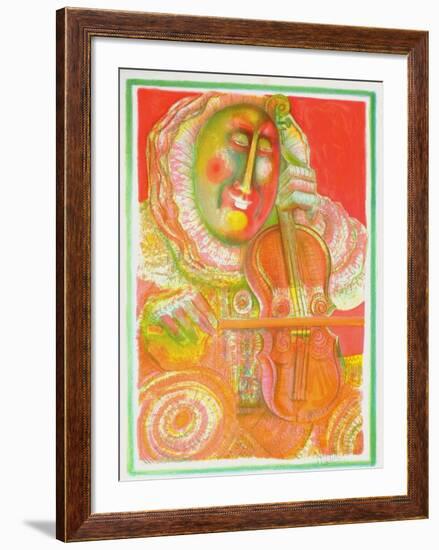 Le violoniste-Blasco Mentor-Framed Collectable Print