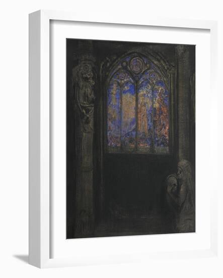 Le vitrail-Odilon Redon-Framed Giclee Print