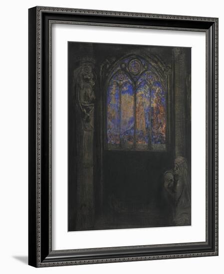 Le vitrail-Odilon Redon-Framed Giclee Print