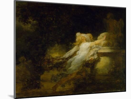 Le Voeux a L'Amour (Love Pledge)-Jean-Honoré Fragonard-Mounted Giclee Print