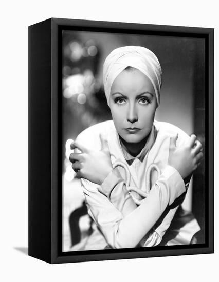 Le Voile des illusions THE PAINTED VEIL by Richard Boleslawski with Greta Garbo, 1934 (b/w photo)-null-Framed Stretched Canvas