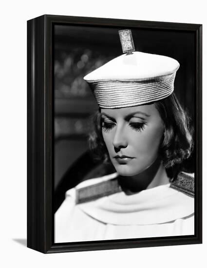 Le Voile des illusions THE PAINTED VEIL by Richard Boleslawski with Greta Garbo, 1934 (b/w photo)-null-Framed Stretched Canvas