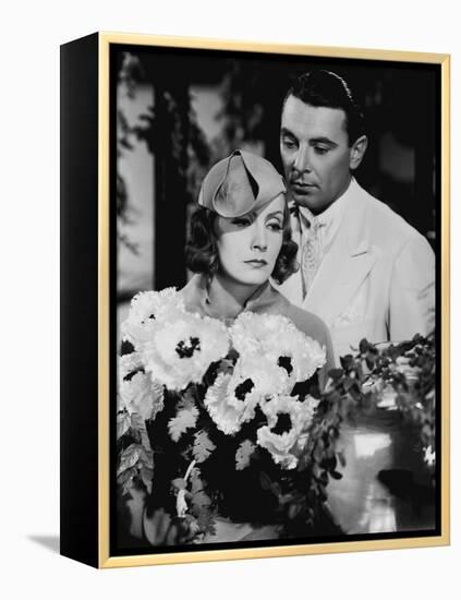 Le Voile des illusions THE PAINTED VEIL by Richard Boleslawski with Greta Garbo and George Brent, 1-null-Framed Stretched Canvas