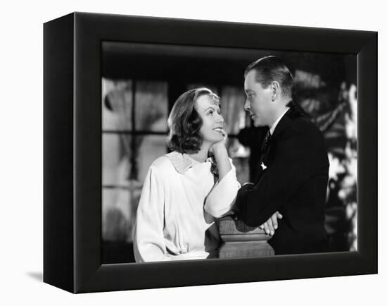 Le Voile des illusions THE PAINTED VEIL by Richard Boleslawski with Greta Garbo and Herbert Marshal-null-Framed Stretched Canvas