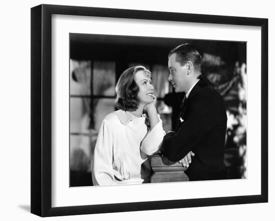 Le Voile des illusions THE PAINTED VEIL by Richard Boleslawski with Greta Garbo and Herbert Marshal-null-Framed Photo