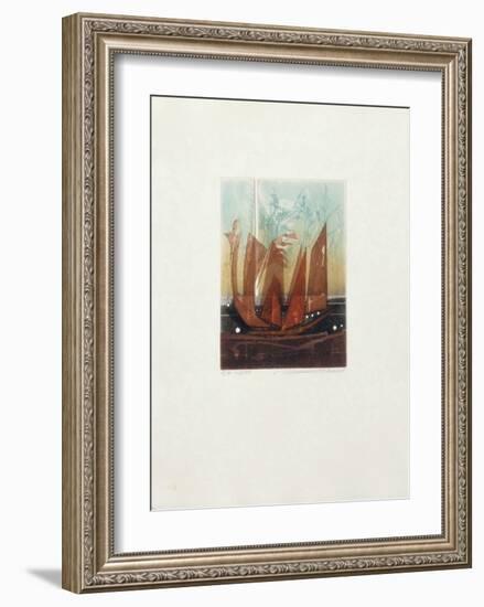 Le voilier-null-Framed Limited Edition