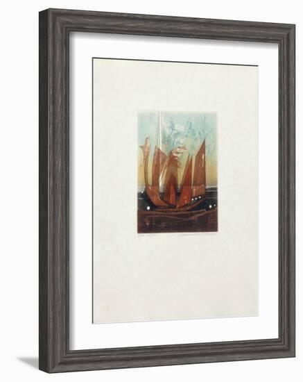 Le voilier-null-Framed Limited Edition