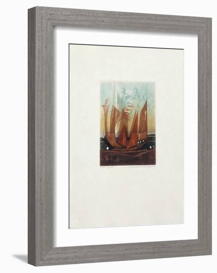 Le voilier-null-Framed Limited Edition