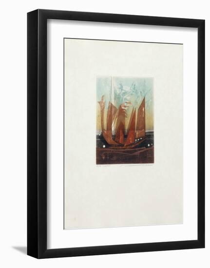 Le voilier-null-Framed Limited Edition