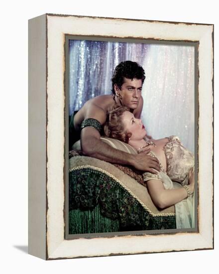 Le Voleur by Tanger THE PRINCE WHO WAS A THIEF by RudolphMate with Piper Laurie and Tony Curtis, 19-null-Framed Stretched Canvas