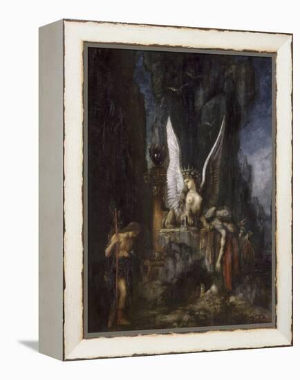 Le Voyageur ou Oedipe voyageur ou l'Egalité devant la mort-Gustave Moreau-Framed Premier Image Canvas