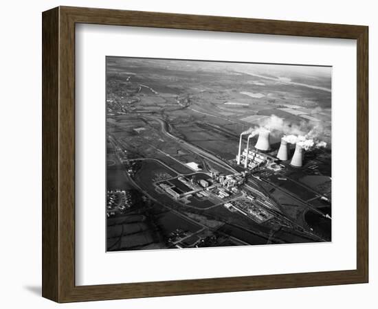 Lea Hall Colliery and Rugeley a Power Station, Staffordshire, 1963-Michael Walters-Framed Photographic Print