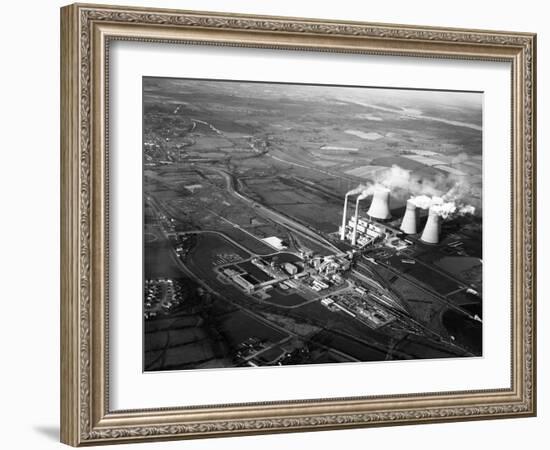 Lea Hall Colliery and Rugeley a Power Station, Staffordshire, 1963-Michael Walters-Framed Photographic Print