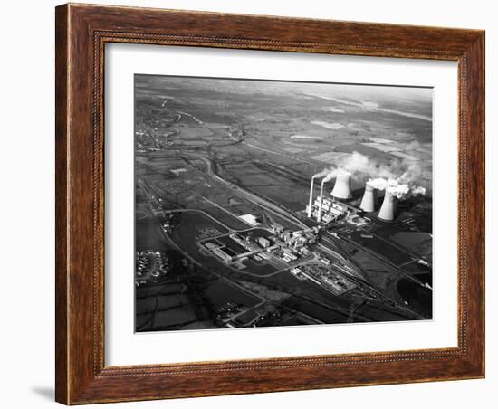 Lea Hall Colliery and Rugeley a Power Station, Staffordshire, 1963-Michael Walters-Framed Photographic Print