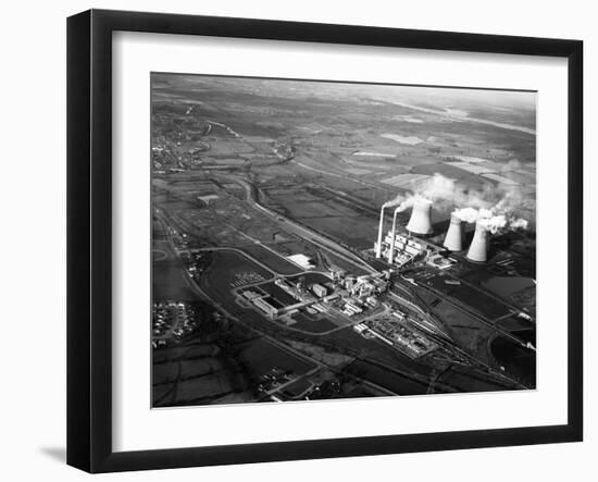 Lea Hall Colliery and Rugeley a Power Station, Staffordshire, 1963-Michael Walters-Framed Photographic Print