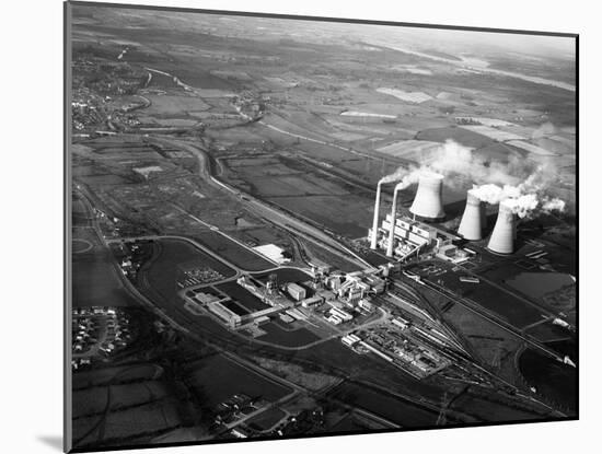 Lea Hall Colliery and Rugeley a Power Station, Staffordshire, 1963-Michael Walters-Mounted Photographic Print