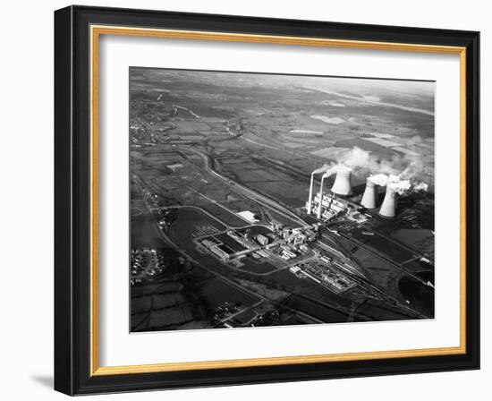 Lea Hall Colliery and Rugeley a Power Station, Staffordshire, 1963-Michael Walters-Framed Photographic Print