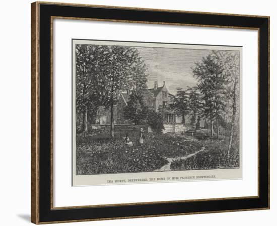 Lea Hurst, Derbyshire, the Home of Miss Florence Nightingale-null-Framed Giclee Print