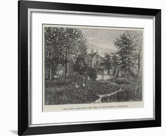 Lea Hurst, Derbyshire, the Home of Miss Florence Nightingale-null-Framed Giclee Print