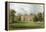 Lea, Lincolnshire, Home of Baronet Anderson, C1880-Benjamin Fawcett-Framed Premier Image Canvas