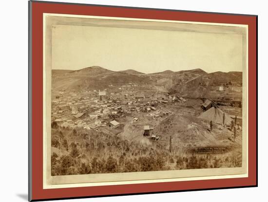 Lead City Mines and Mills. the Great Homestake Mines and Mills-John C. H. Grabill-Mounted Giclee Print