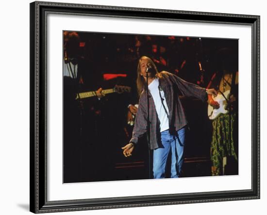 Lead Singer Axl Rose of the Rock Group Guns N' Roses-null-Framed Premium Photographic Print