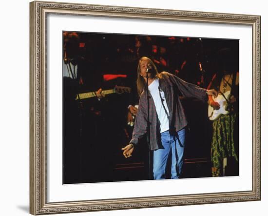 Lead Singer Axl Rose of the Rock Group Guns N' Roses-null-Framed Premium Photographic Print