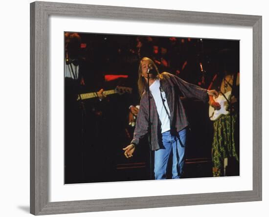 Lead Singer Axl Rose of the Rock Group Guns N' Roses-null-Framed Premium Photographic Print