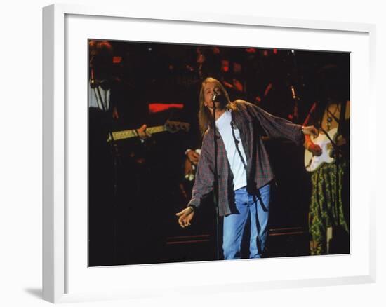 Lead Singer Axl Rose of the Rock Group Guns N' Roses-null-Framed Premium Photographic Print