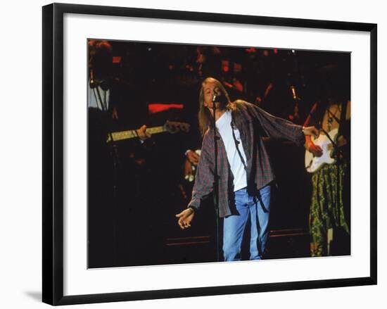 Lead Singer Axl Rose of the Rock Group Guns N' Roses-null-Framed Premium Photographic Print